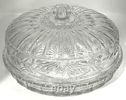 Dôme à tarte couvert en cristal Shannon par Godinger 12x7 Slovaquie