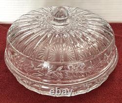 Dôme à tarte couvert en cristal Shannon par Godinger 12x7 Slovaquie