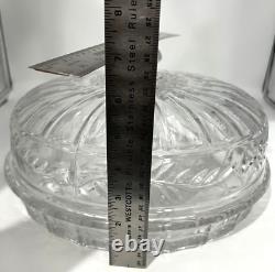 Dôme à tarte couvert en cristal Shannon par Godinger 12x7 Slovaquie