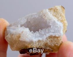 Druzy Calcédoine Bleue Geode Lot De 35 Pièces Du Malawi