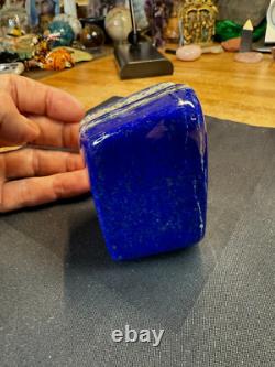 Échantillon de morceau de slab de minéral cristal précieux Lapis Lazuli 014