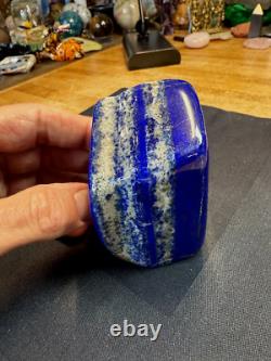 Échantillon de morceau de slab de minéral cristal précieux Lapis Lazuli 014