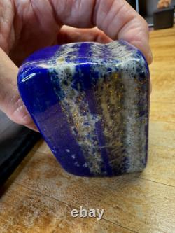 Échantillon de morceau de slab de minéral cristal précieux Lapis Lazuli 014