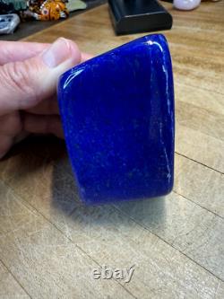 Échantillon de morceau de slab de minéral cristal précieux Lapis Lazuli 014