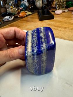 Échantillon de morceau de slab de minéral cristal précieux Lapis Lazuli 014