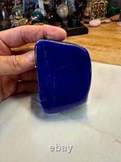 Échantillon de morceau de slab de minéral cristal précieux Lapis Lazuli 014