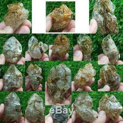 Elestial Fenêtre Fenster Quartz Du Baloutchistan 18 Pièces En Provenance Du Pakistan