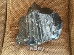 Énorme Raw Piece Obsidian Pur 66lb Noir Grand Boulder Naturel