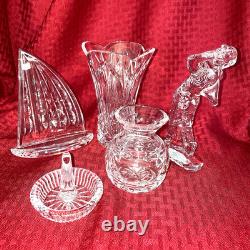 Ensemble de cinq pièces en cristal Waterford