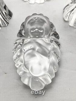 Ensemble de crèche miniature en cristal Waterford (Marquis) 7 pièces, signé