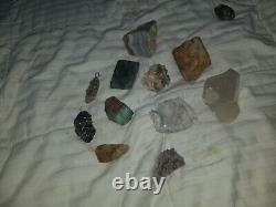 Ensemble de cristaux de grande taille et de petite taille, plus de 50 pièces