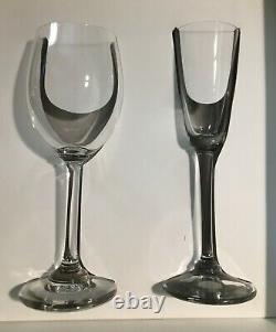 Ensemble de dégustation de verres à vin en cristal Sommelier STO Stoelzle-Oberglas 4 pièces (NEUF+BOÎTE)