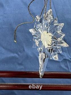 Ensemble de la Nativité de la Maison de la Princesse en verre de cristal plombé à 24 %, comprenant 14 pièces.