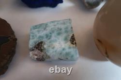 Ensemble mixte de 18 pièces : Roche, Fossile, Minéral, Cristal