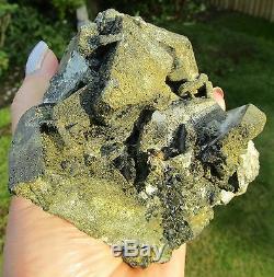 Epidote Très Grande Taille Rare. 888g Morceau Absolument Incroyable Contreforts Himalayens