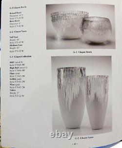 Faberge Glacon Antarctica 8h Bowl, 10,5 Bol, 12h Vase Et 14h Vase, 4 Pièces