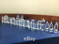 Figurine En Cristal Swarovski 11 Pièces Crystal City Complet Tous Neuf Dans Des Boîtes