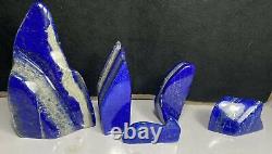 Formes libres de Lapis Lazuli, lot de cristaux de qualité supérieure de 1,49 KG en plusieurs pièces.