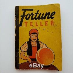 Fortune Teller Collection Mystic Mini Livre 1938 Crystal Ball Stand Main 4 Pièces