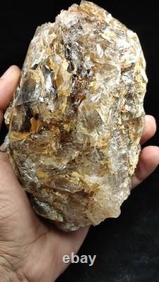 Grande pièce de quartz à fenêtre du Pakistan. 1125 g