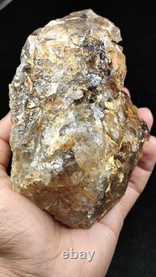 Grande pièce de quartz à fenêtre du Pakistan. 1125 g