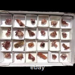 Gros 24 pièces de Quartz d'Hématite Rouge RQlot3