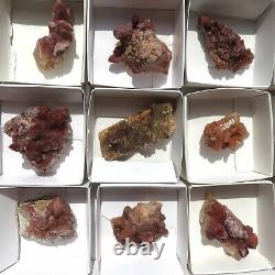 Gros 24 pièces de Quartz d'Hématite Rouge RQlot3