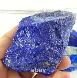 Gros Morceaux Grade Aaa Rough Premium Lapis Lazuli Cristaux 1kg Lot De Gros 7pc