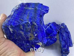 Gros Morceaux Grade Aaa Rough Premium Lapis Lazuli Cristaux 5kg Lot De Gros 4pc