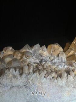 Gros amas de cristal de quartz au lithium - Pièce maîtresse, décoration d'intérieur, cristal.