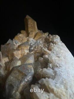 Gros amas de cristal de quartz au lithium - Pièce maîtresse, décoration d'intérieur, cristal.