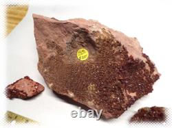 Gros spécimen brut de cluster de cristal de vanadinite de 12 livres