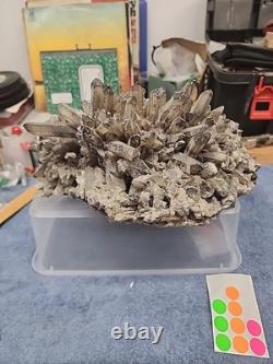 Groupe de Cristaux de Quartz Fumé 25 Lbs Belle Pièce