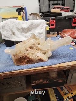 Groupe de Cristaux de Quartz de 16,5 Lbs, Pièce Magnifique
