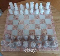 Jeu d'échecs en quartz avec pièces originales