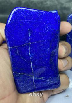 Lapis Lazuli Grade Aaa Formulaires Sans Qualité Tabassé Vente En Gros 2.130kg 5 Pièces Lot