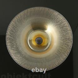 Le Miel À L'or Irisé Art Déco Wmf'myra' Crystal Glass Bowl Piece Center