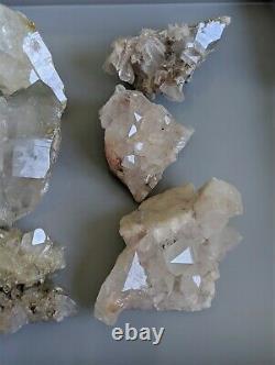 Lot En Vrac (9 Pièces) Amas De Quartz Himalayen Crystal Natural (2,7 Kg)