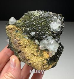 Lot de 15 pièces ! Quartz avec épidote de la province de Hakkri, Turquie