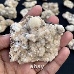 Lot de 32 pièces de thomsonite roches, cristaux et spécimens minéraux de l'Inde