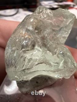 Lot de 3 spécimens de cristaux d'aigue-marine