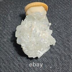 Lot de 7 pièces de cristaux de quartz Améthyste Apophyllite