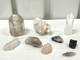 Lot De Cristaux Mixtes 9 Pi&egrave;ces Quartz Fum&eacute; Apophyllite Stilbite Point Fant&ocirc;me Crys