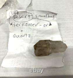 Lot de Cristaux Mixtes 9 Pièces Quartz Fumé Apophyllite Stilbite Point Fantôme Crys