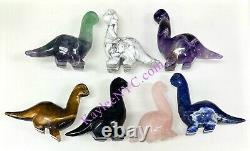 Lot de gros 7 PCs Mélange Naturel de Cristal Dinosaur? Énergie de Guérison