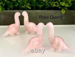 Lot de gros 7 PCs Mélange Naturel de Cristal Dinosaur? Énergie de Guérison