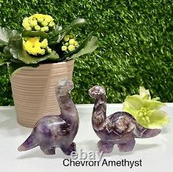 Lot de gros 7 PCs Mélange Naturel de Cristal Dinosaur? Énergie de Guérison