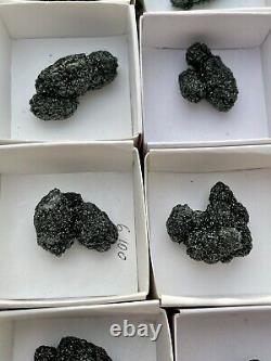 Lot rare de clinochlore quartz de la mine de Pelingichei, 24 pièces, quart de Sérifina