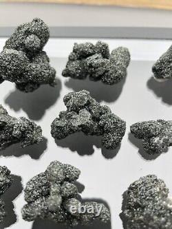 Lot rare de clinochlore quartz provenant de la mine de Pelingichei, 16 pièces