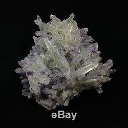 Métaphysique Fluorite Sur Quartz Spécimen 170201 Chihuahua Au Mexique